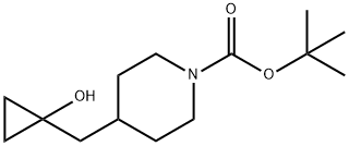 tert-butyl 4-[(1-hydroxycyclopropyl)methyl]piperidine-1-car boxylate,1783632-46-1,结构式