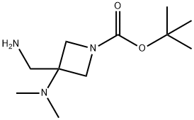 1,1-Dimethylethyl 3-(aminomethyl)-3-(dimethylamino)-1-azetidinecarboxylate|3-(氨基甲基)-3-(二甲基氨基)氮杂环丁烷-1-羧酸叔丁酯