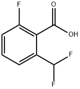 2-(二氟甲基)-6-氟苯甲酸,1783655-50-4,结构式