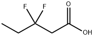 3,3-Difluoropentanoic acid Struktur