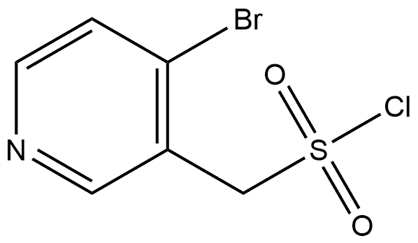 4-Bromo-3-pyridinemethanesulfonyl chloride (ACI) Structure