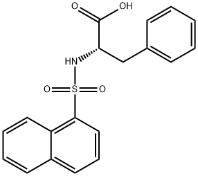 (S)-2-(Naphthalene-1-sulfonamido)-3-phenylpropanoic acid Structure