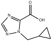 1-(Cyclopropylmethyl)-1H-1,2,4-triazole-5-carboxylic acid Structure