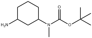N-(3-AMINOCYCLOHEXYL)-DIMETHYLETHYL-N-METHYLCARBAMATE 结构式