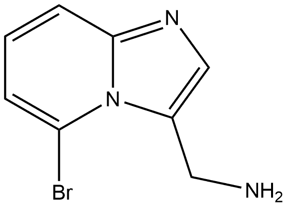 5-Bromoimidazo[1,2-a]pyridine-3-methanamine,1784028-67-6,结构式