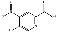 2-Pyridinecarboxylic acid, 5-bromo-4-nitro- Structure