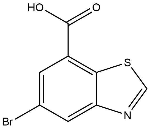 5-Bromobenzo[d]thiazole-7-carboxylic acid Struktur