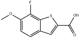 7-fluoro-6-methoxy-1-benzothiophene-2-carboxylic acid Structure