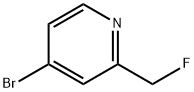 Pyridine, 4-bromo-2-(fluoromethyl)- 化学構造式