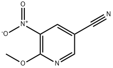 3-Pyridinecarbonitrile, 6-methoxy-5-nitro-,1784465-49-1,结构式