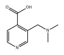 3-((二甲氨基)甲基)异烟酸 结构式