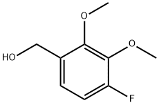 Benzenemethanol, 4-fluoro-2,3-dimethoxy- Struktur