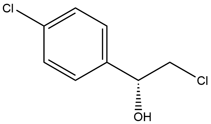 (1R)-2-chloro-1-(4-chlorophenyl)ethan-1-ol Structure