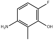 Phenol, 3-amino-6-fluoro-2-methyl- Struktur