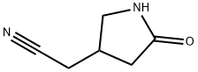 2-(5-oxopyrrolidin-3-yl)acetonitrile Structure