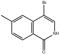4-Bromo-6-methylisoquinolin-1(2H)-one Struktur