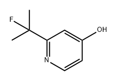 4-Pyridinol, 2-(1-fluoro-1-methylethyl)- Structure