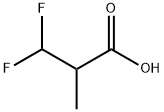 Propanoic acid, 3,3-difluoro-2-methyl- Struktur