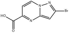 2-bromopyrazolo[1,5-a]pyrimidine-5-carboxylic acid,1784983-26-1,结构式