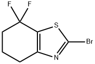2-溴-7,7-二氟-4,5,6,7-四氢苯并噻唑,1784996-04-8,结构式