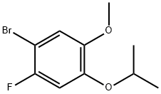 1-溴-2-氟-4-异丙氧基-5-甲氧基苯,1785005-47-1,结构式