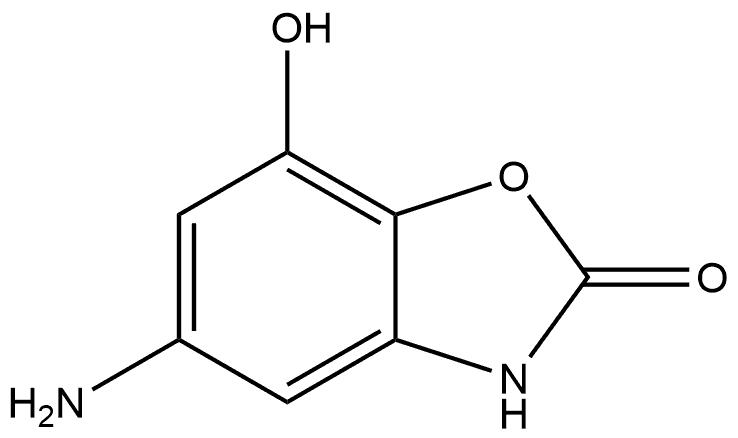 5-Amino-7-hydroxy-2(3H)-benzoxazolone Struktur