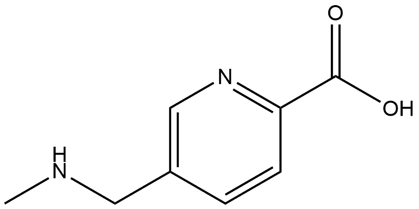 5-((methylamino)methyl)picolinic acid 结构式