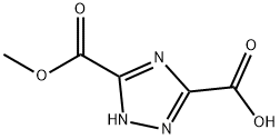 1H-1,2,4-Triazole-3,5-dicarboxylic acid, 5-methyl ester Struktur