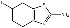 2-Benzothiazolamine, 6-fluoro-4,5,6,7-tetrahydro- Structure