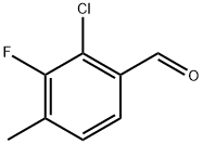 2-氯-3-氟-4-甲基苯甲醛,1785126-63-7,结构式