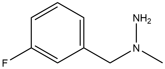 1-(3-Fluorobenzyl)-1-methylhydrazine Structure