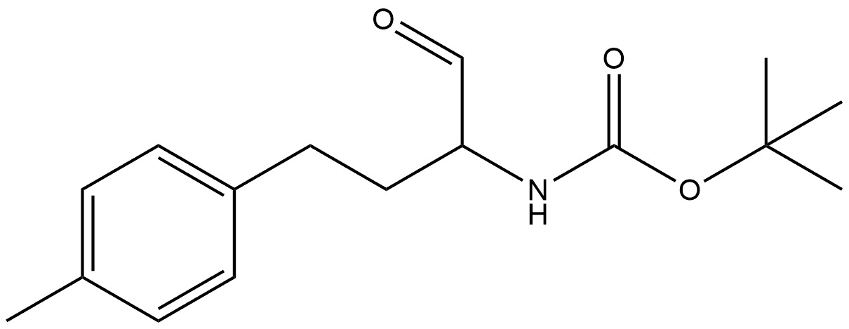 tert-butyl (1-oxo-4-(p-tolyl)butan-2-yl)carbamate,1785195-18-7,结构式