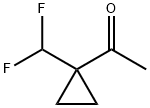 Ethanone, 1-[1-(difluoromethyl)cyclopropyl]- Structure