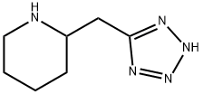 2-[(2H-1,2,3,4-tetrazol-5-yl)methyl]piperidine Struktur