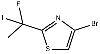 4-溴-2-(1,1-二氟乙基)噻唑,1785556-59-3,结构式