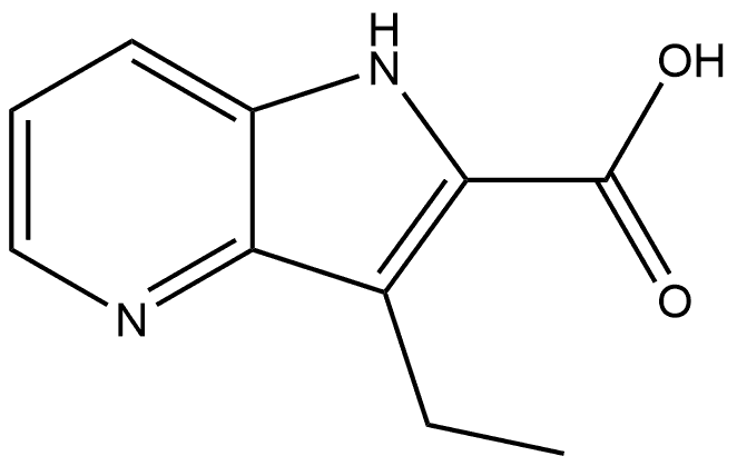 Product English Name:3-Ethyl-1H-pyrrolo[3,2-b]pyridine-2-carboxylic acid Structure