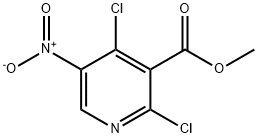 methyl 2,4-dichloro-5-nitropyridine-3-carboxylate Structure