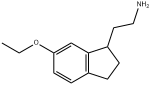 1H-Indene-1-ethanamine,6-ethoxy-2,3-dihydro-(9CI) Struktur