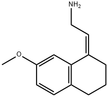 Ethanamine, 2-(3,4-dihydro-7-methoxy-1(2H)-naphthalenylidene)-, (Z)- (9CI) 化学構造式