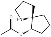 1-Azaspiro[4.4]nonan-6-ol, 6-acetate, (5S,6S)-,1787263-48-2,结构式