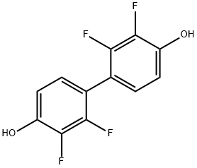 [1,1'-Biphenyl]-4,4'-diol, 2,2',3,3'-tetrafluoro- Struktur