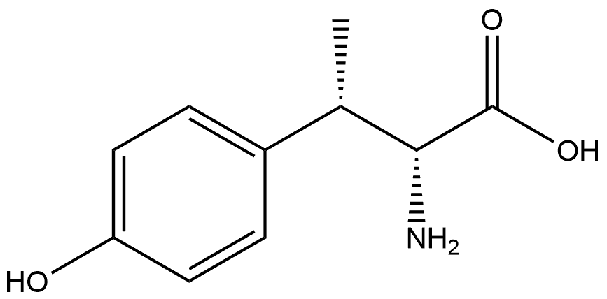 rel-(2S, 3S)-2-Amino-3-(4-hydroxy-phenyl)-butyric acid,178899-35-9,结构式