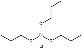 Silane, chlorotripropoxy- 化学構造式