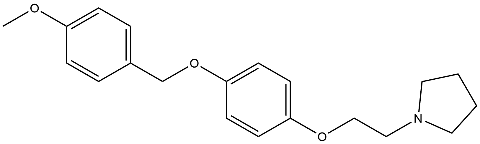 1-[2-[4-[(4-Methoxyphenyl)methoxy]phenoxy]ethyl]pyrrolidine|