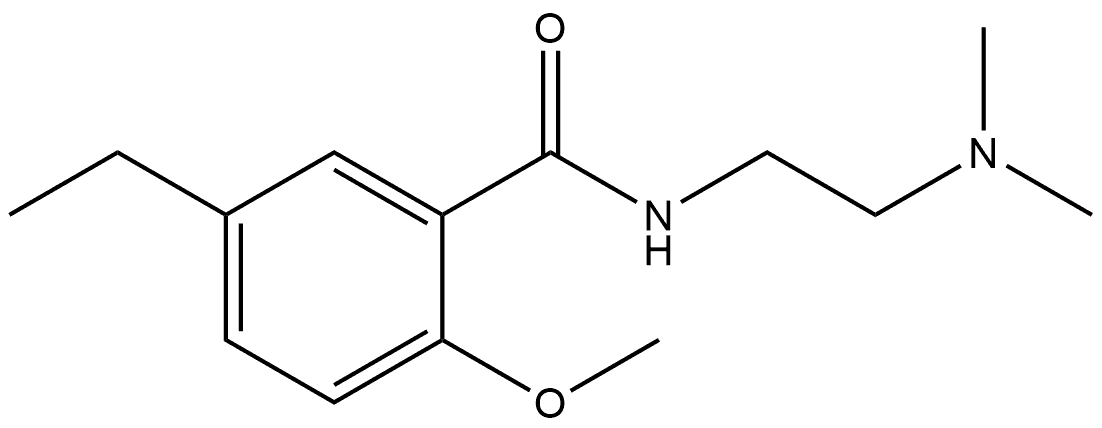 N-[2-(Dimethylamino)ethyl]-5-ethyl-2-methoxybenzamide Structure