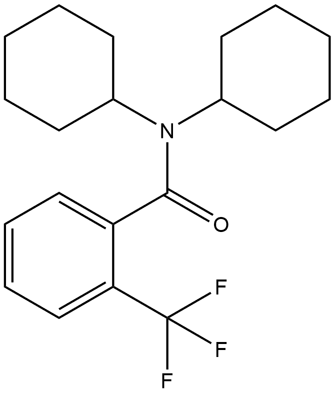 N,N-Dicyclohexyl-2-(trifluoromethyl)benzamide,1790716-43-6,结构式