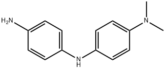 1,4-Benzenediamine, N4-(4-aminophenyl)-N1,N1-dimethyl- Structure