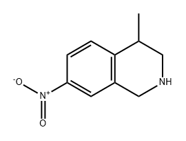 4-甲基-7-硝基-1,2,3,4-四氢异喹啉, 179175-61-2, 结构式