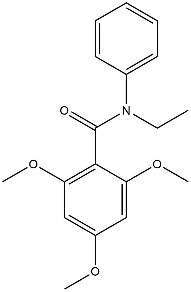 N-Ethyl-2,4,6-trimethoxy-N-phenylbenzamide,1795576-69-0,结构式