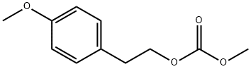 Carbonic acid, 2-(4-methoxyphenyl)ethyl methyl ester Structure